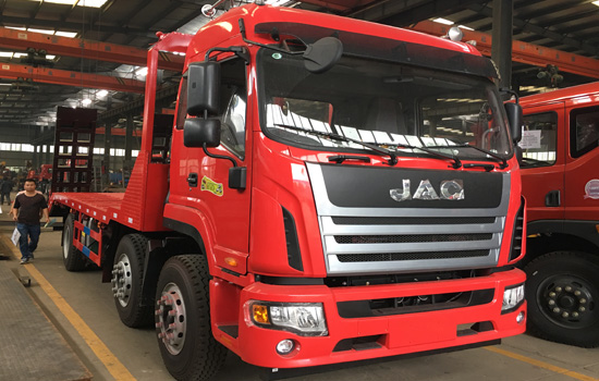 【國五】江淮小三軸挖機(jī)平板車