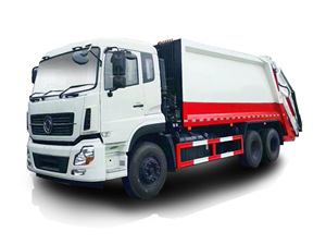 國(guó)五東風(fēng)天龍后雙橋壓縮式垃圾車(chē)