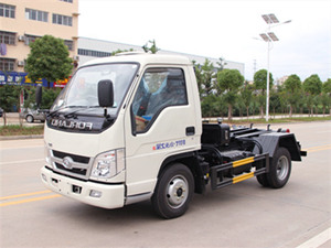 國(guó)五福田時(shí)代車(chē)廂可卸式垃圾車(chē)