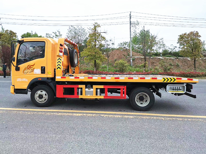 重汽豪曼一拖二藍(lán)牌清障車(chē)