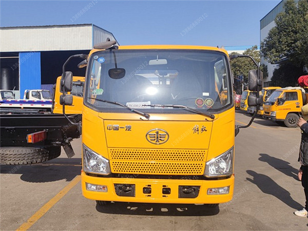 解放J6F國六藍(lán)牌一拖二清障車