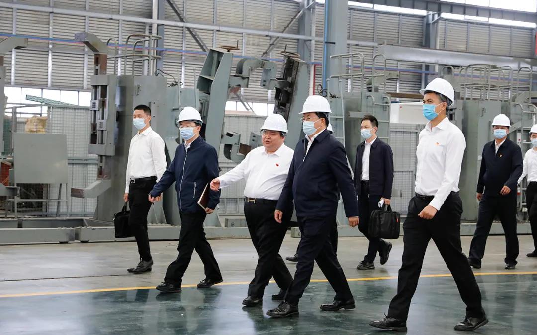 湖北省委副書記、省長(zhǎng)王忠林帶領(lǐng)省市領(lǐng)導(dǎo)視察程力